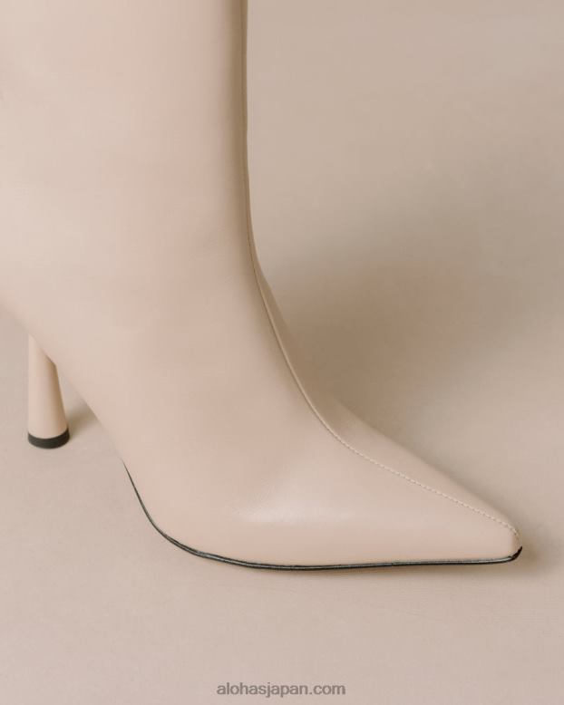 Alohas クリーム 42TFH537 女性 レオ - 白い革のブーツ