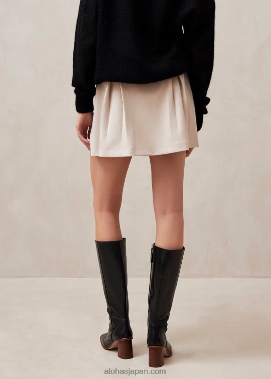 Alohas ベージュ 42TFH638 女性 carline - ベージュのミニスカート
