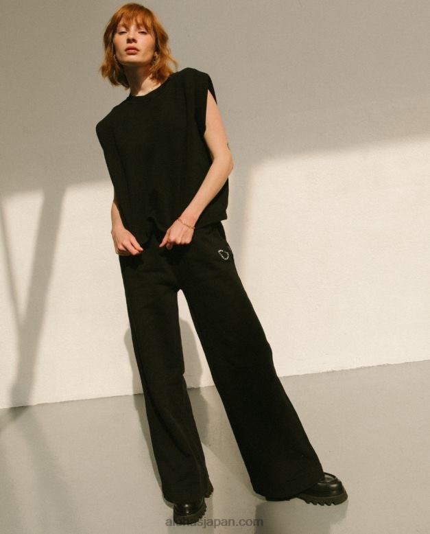 Alohas 黒 42TFH796 女性 ristretto - 黒のコットンパンツ