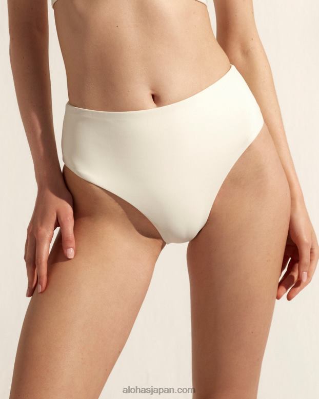 Alohas 象牙 42TFH841 女性 ペンタゴン - ホワイトのリサイクルナイロンビキニボトム
