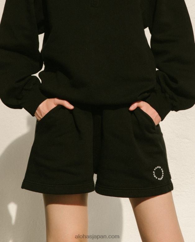 Alohas 黒 42TFH871 女性 カプチーノ - 黒のコットン ショーツ