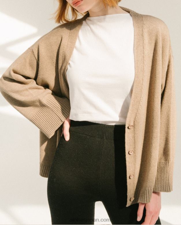 Alohas ナツメグブラウン 42TFH923 女性 エスプレッソ - ブラウン ニット カーディガン