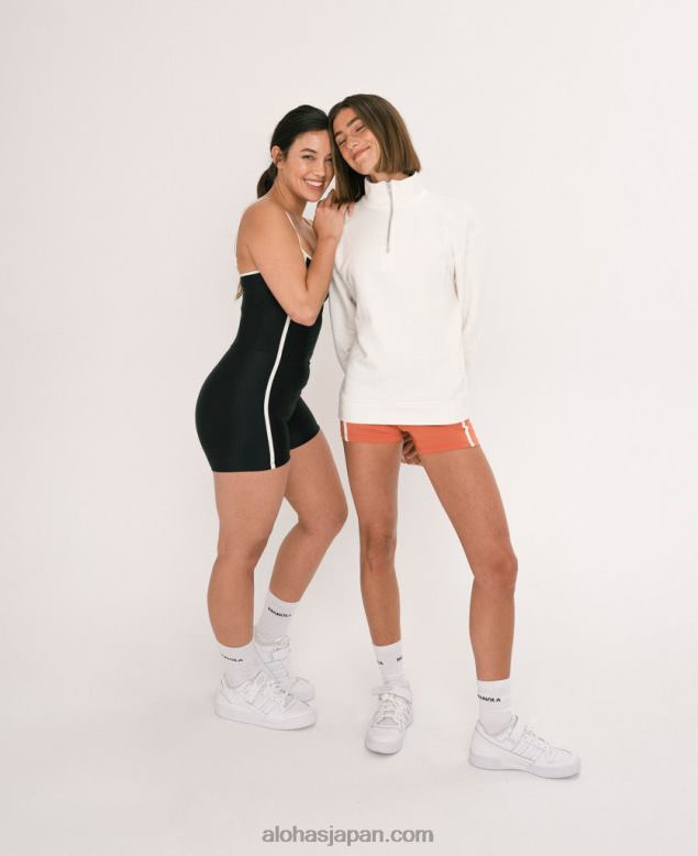 Alohas リヤド 42TFH976 女性 ボディアスレチックチェスト - レッドエコニルボディスーツ