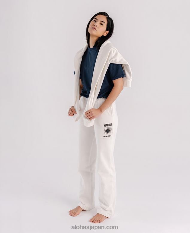 Alohas ココナッツ 42TFH983 女性 地球のために - 白いコットンセーター
